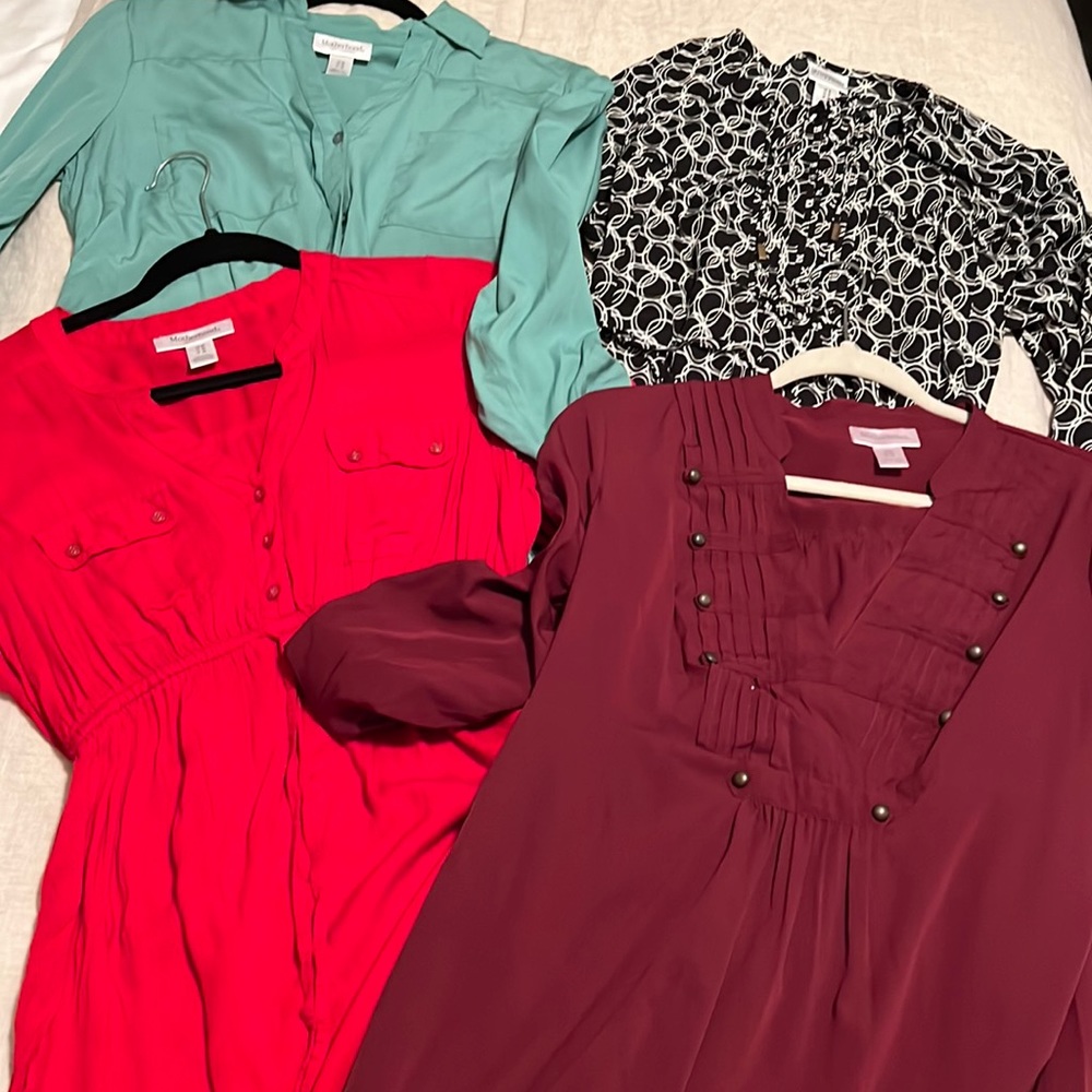 4 Motherhood Maternity blouses
